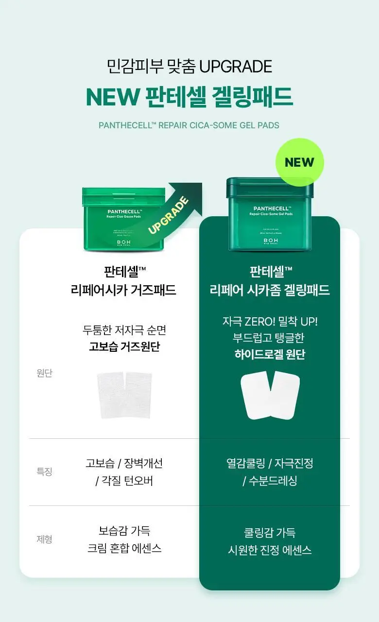 [열감진정| 겔 패드] 바이오힐 보 판테셀 리페어 시카좀 겔링패드 80매 상세페이지 5
